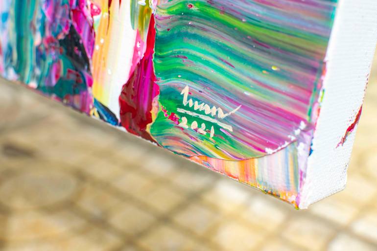 Original Abstract Painting by Tran Tuan