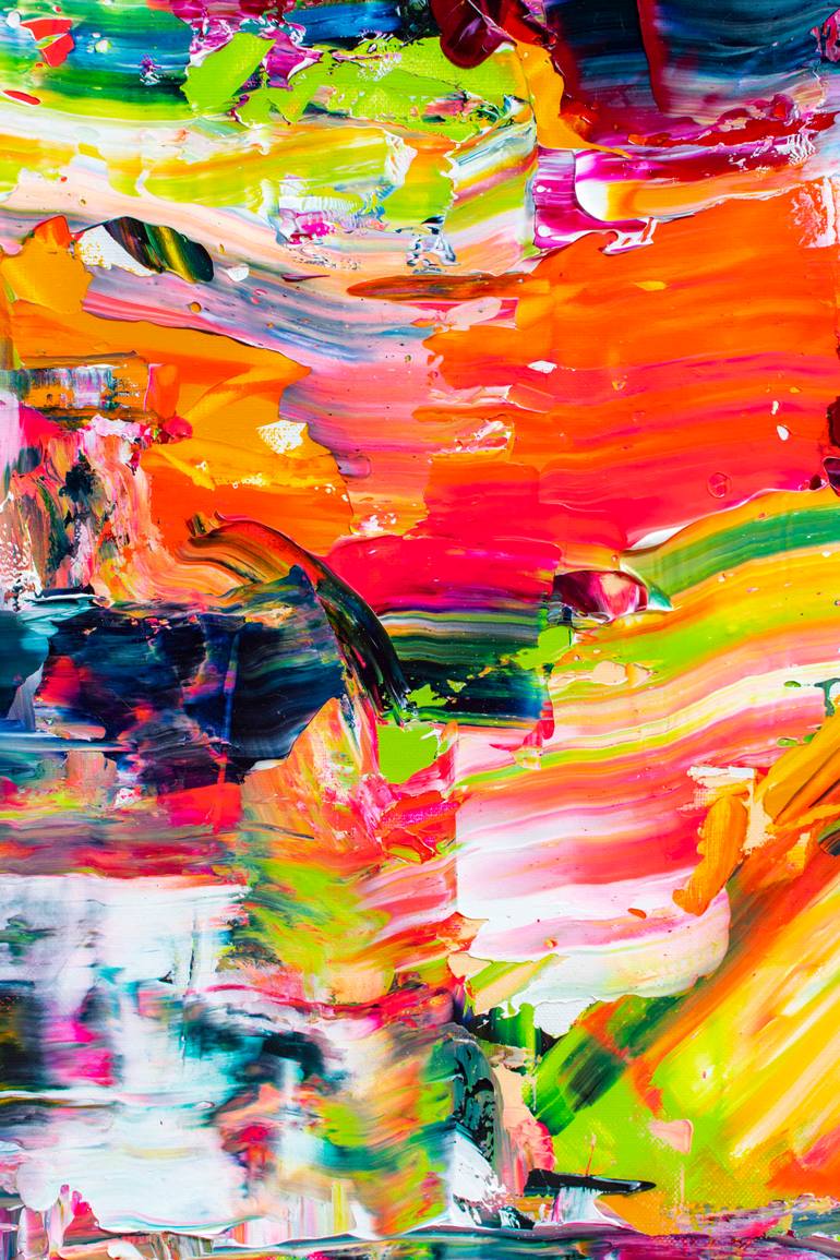Original Abstract Painting by Tran Tuan