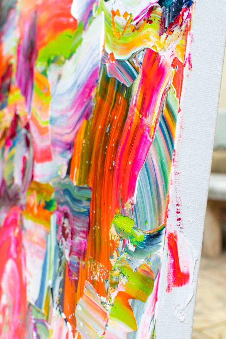 Original Abstract Painting by Tran Tuan