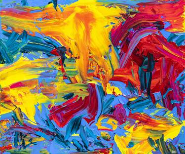 Original Abstract Paintings by Tran Tuan