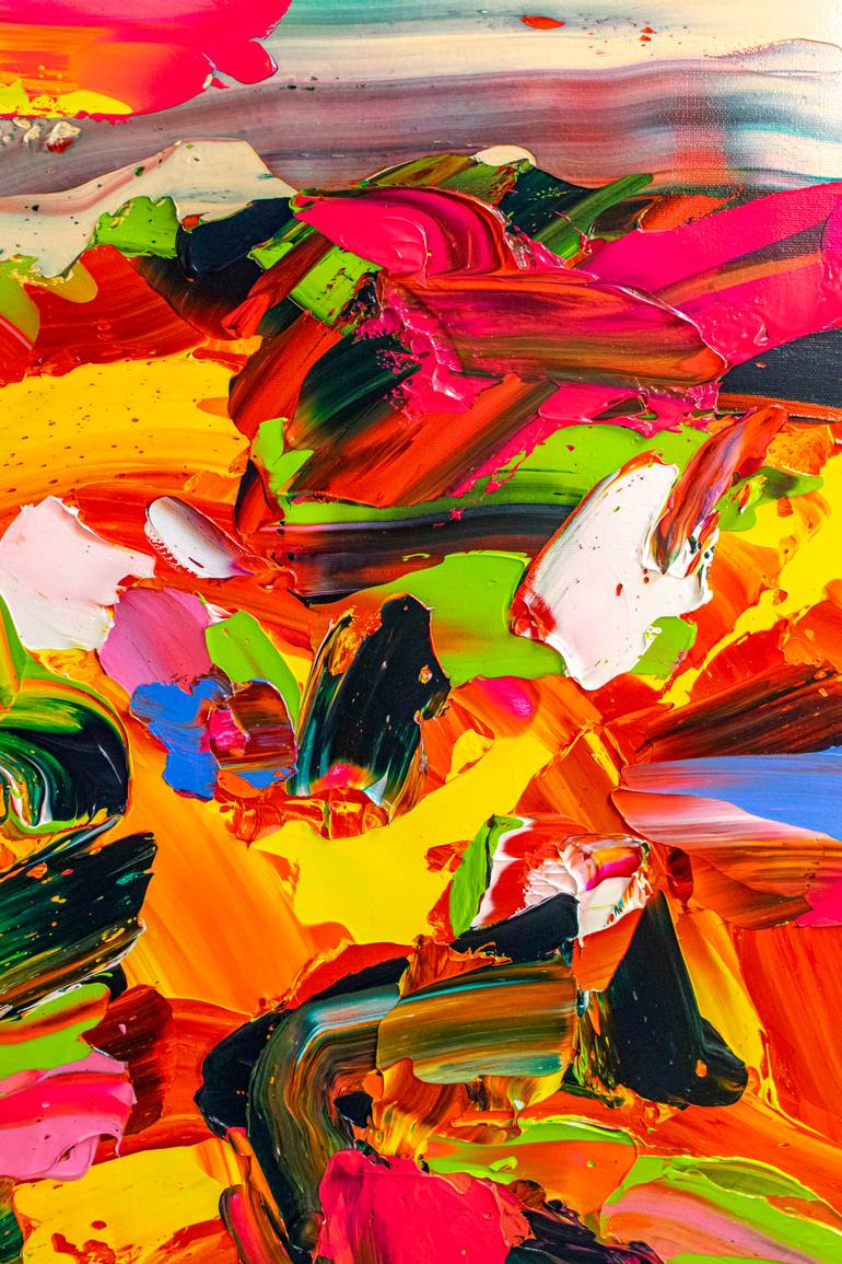 Original Abstract Painting by Tran Tuan