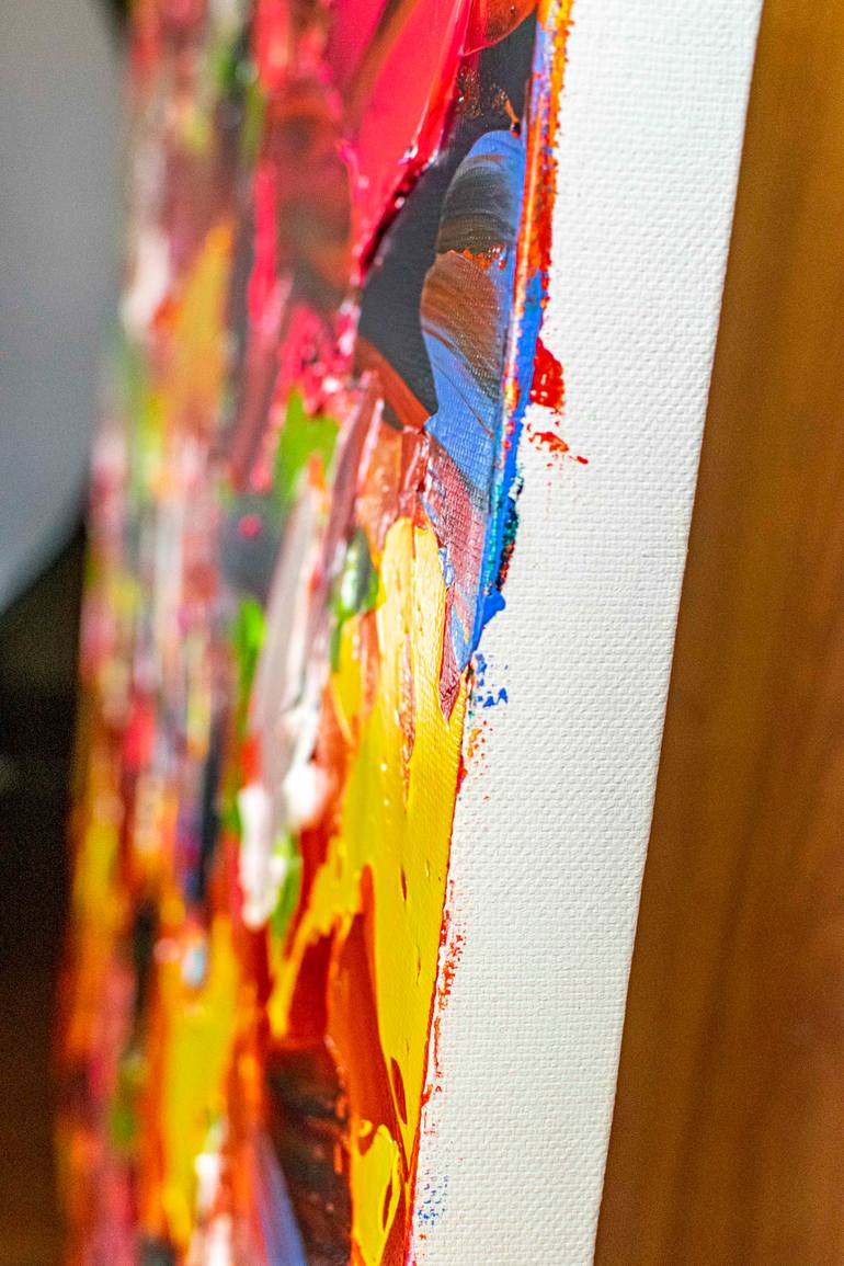 Original Abstract Painting by Tran Tuan