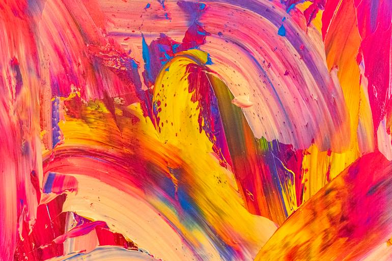 Original Abstract Painting by Tran Tuan