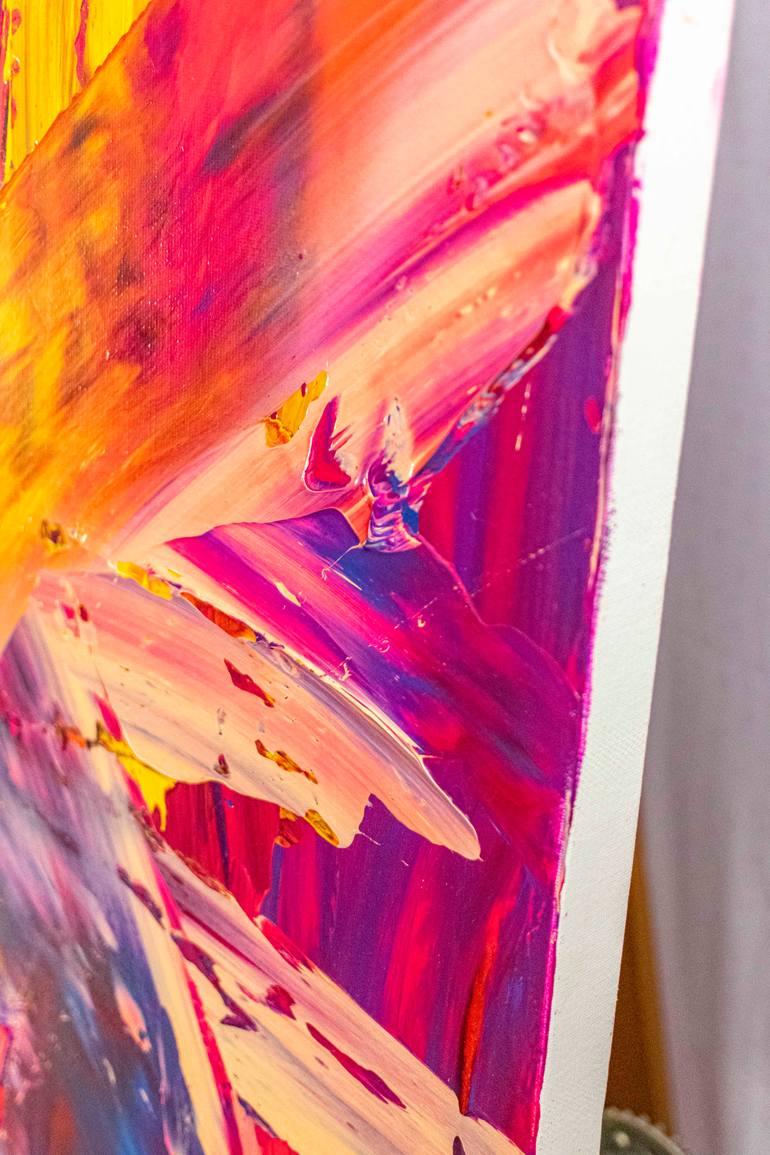 Original Abstract Painting by Tran Tuan