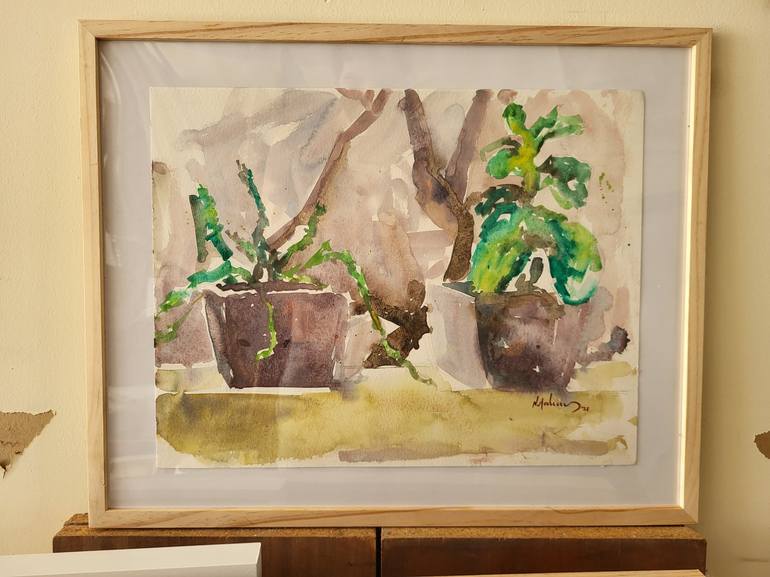 Original Fine Art Botanic Painting by Nick Young