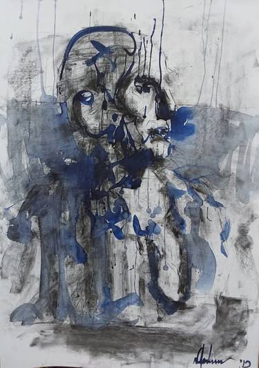 Print of Portraiture People Mixed Media by Nick Young
