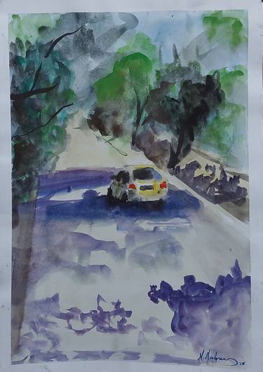 Print of Impressionism Car Paintings by Nick Young
