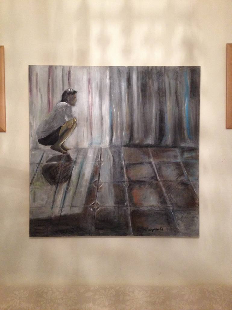 Original Expressionism Family Painting by Nick Young