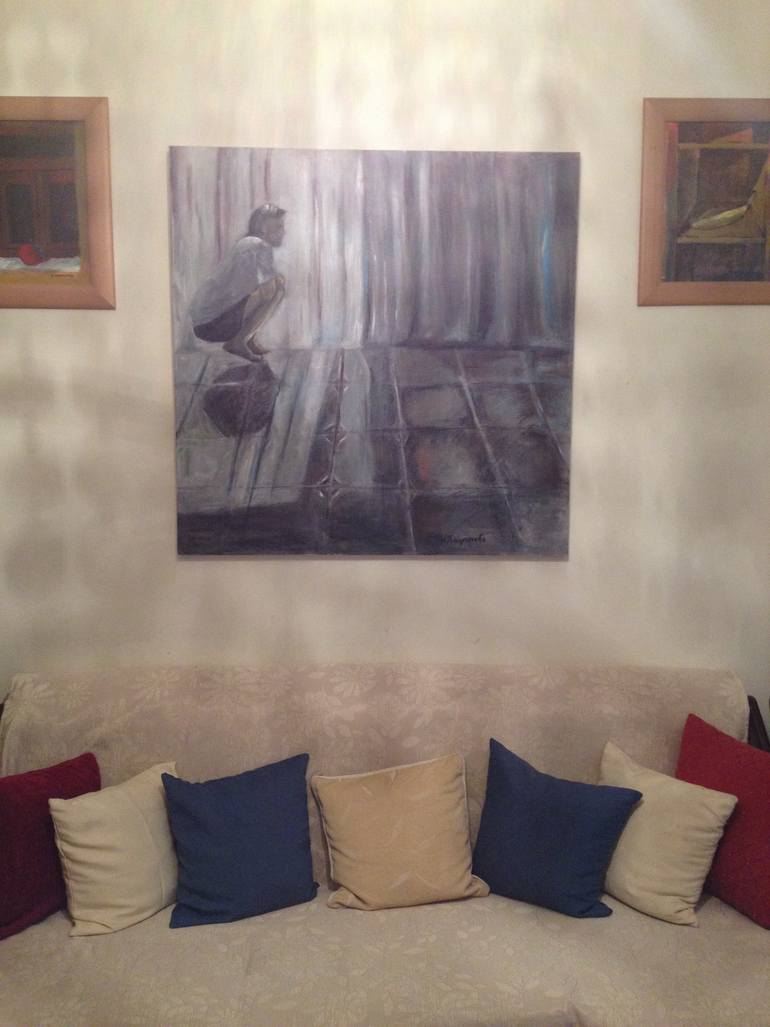 Original Expressionism Family Painting by Nick Young