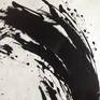 ''Untitled''; acrylics on canvas; 2017

presented rolled in a tube, only the canvas