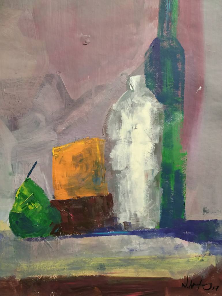 Original Art Deco Food & Drink Painting by Nick Young