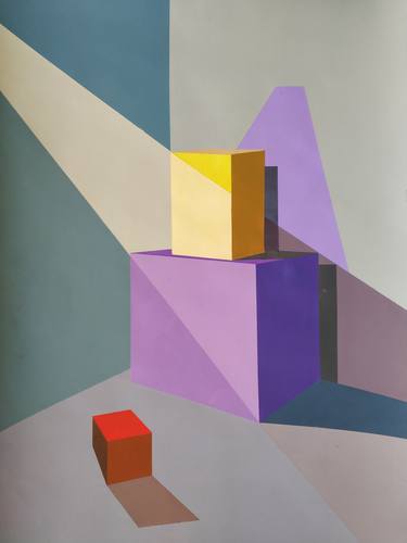 Print of Modern Geometric Paintings by Nick Young