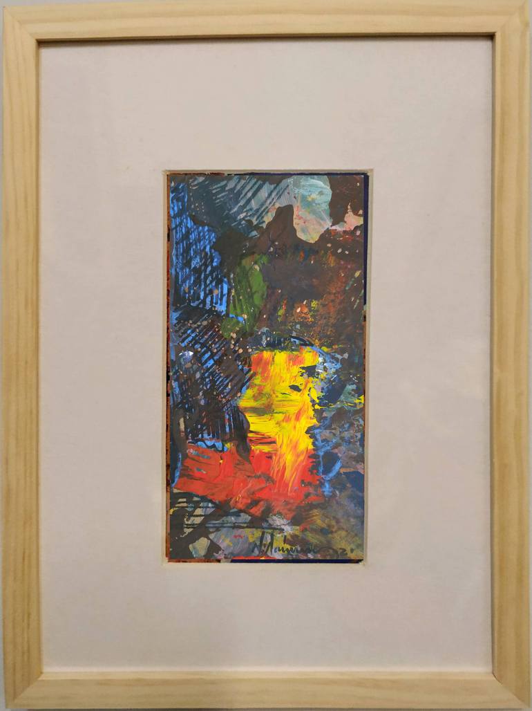 Original Abstract Expressionism Abstract Painting by Nick Young