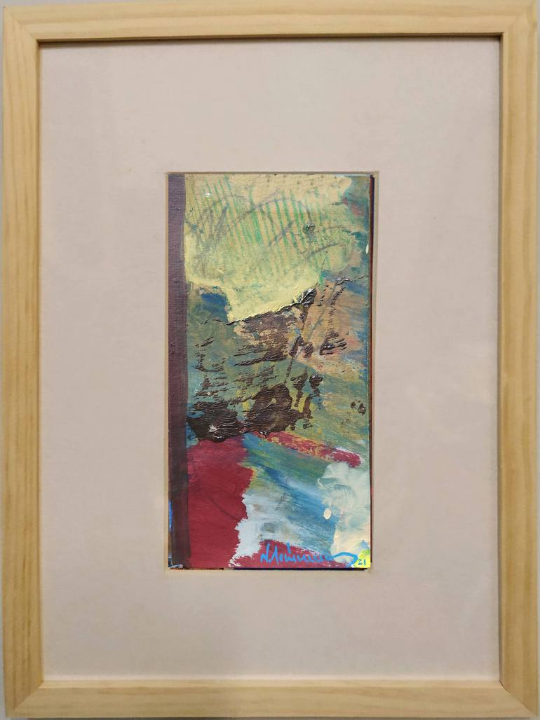 Original Abstract Expressionism Abstract Painting by Nick Young