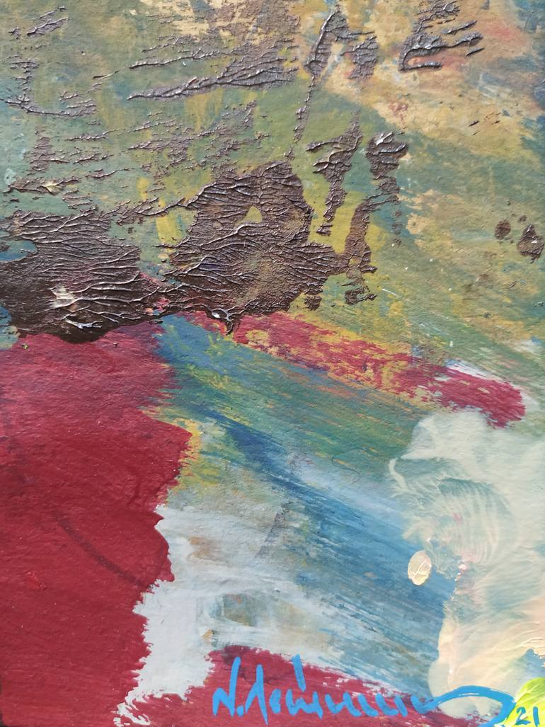 Original Abstract Expressionism Abstract Painting by Nick Young