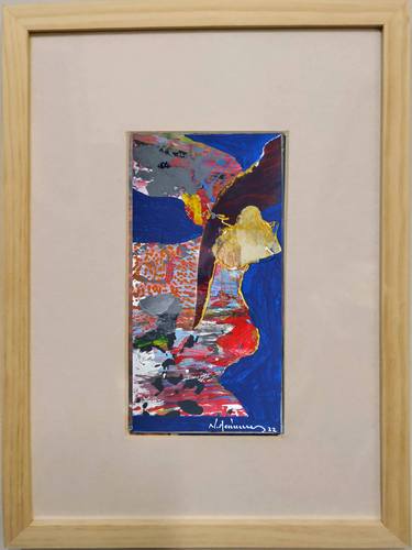 Original Art Deco Abstract Collage by Nick Young