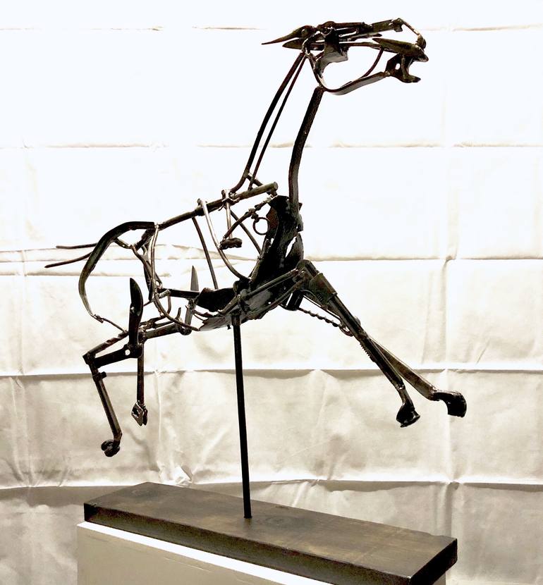 Original Expressionism Animal Sculpture by Robert Spinazzola