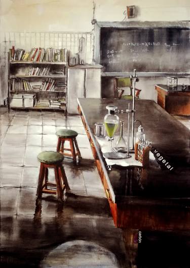 Original Education Paintings by JUAN PEDRO LINARES MONTES