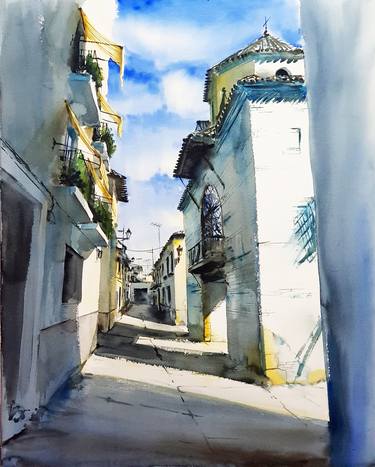 Original Places Paintings by JUAN PEDRO LINARES MONTES