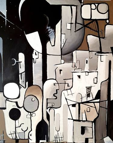 Original Conceptual Abstract Paintings by JUAN PEDRO LINARES MONTES