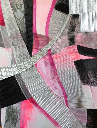 Original Abstract Collage by isabel robledo