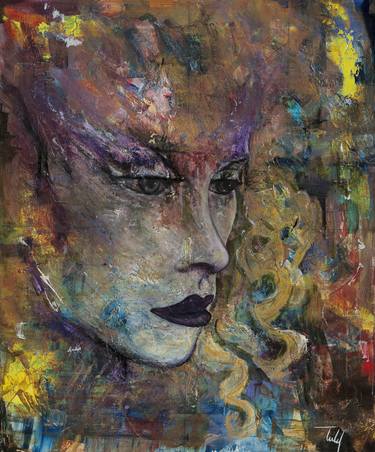 Original Figurative Women Painting by isabel robledo