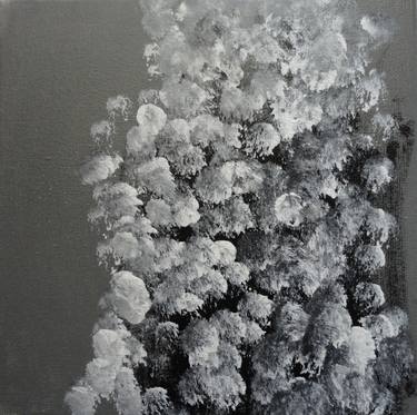 Abstract: Shades of Grey No1 Acrylic Paint on Canvas thumb