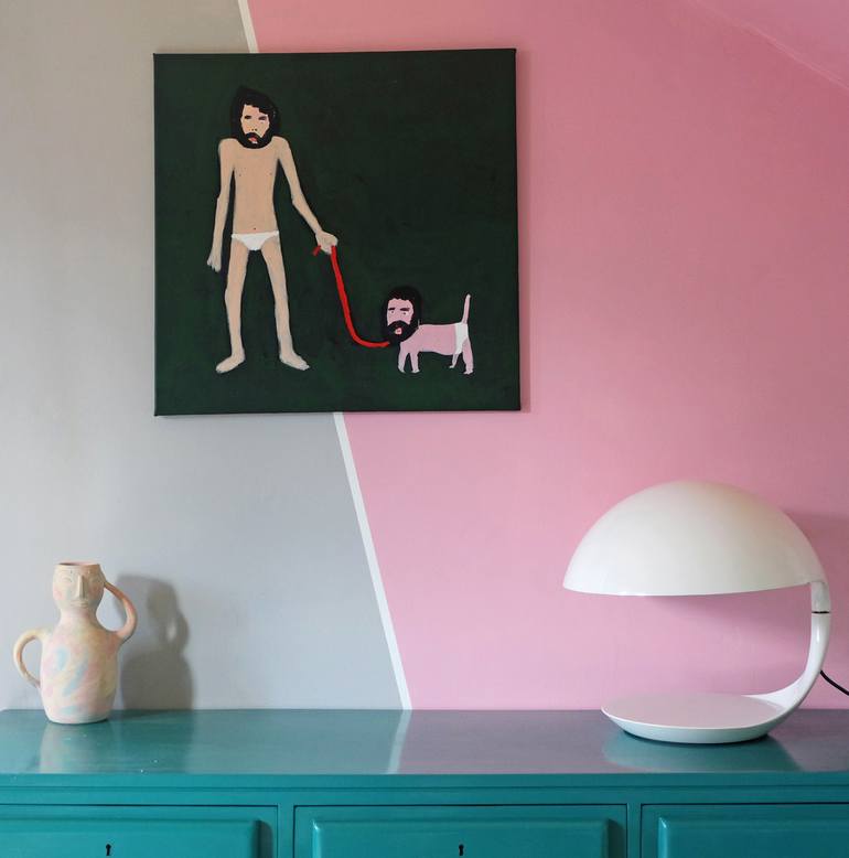 Man's Best Friend Painting by Alan Fears Saatchi Art