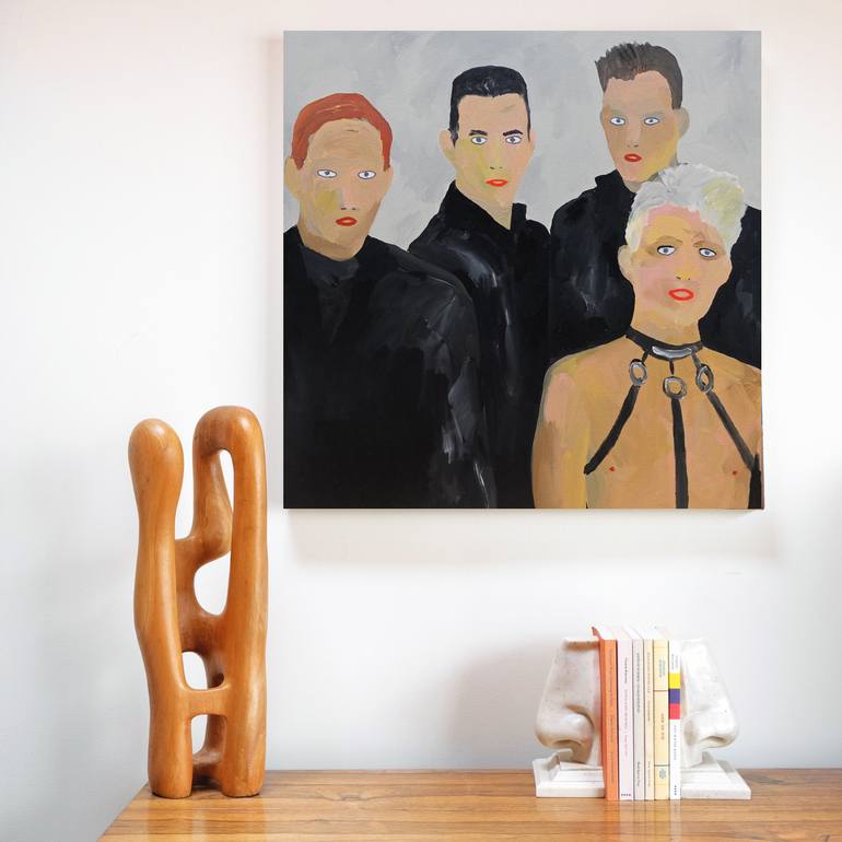 Original Figurative Humor Painting by Alan Fears