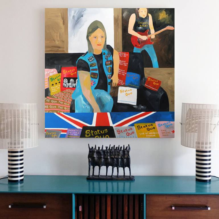 Original Figurative Humor Painting by Alan Fears