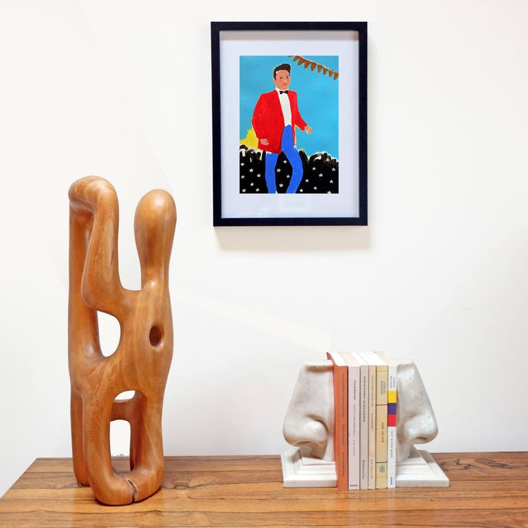 Original Figurative Humor Painting by Alan Fears