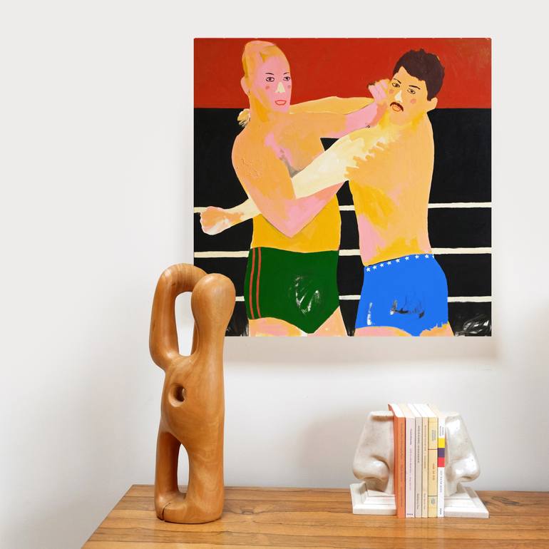 Original Figurative Humor Painting by Alan Fears