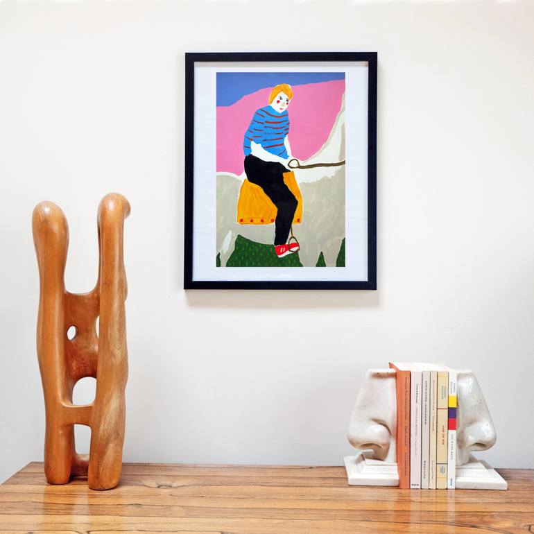 Original Figurative Humor Painting by Alan Fears