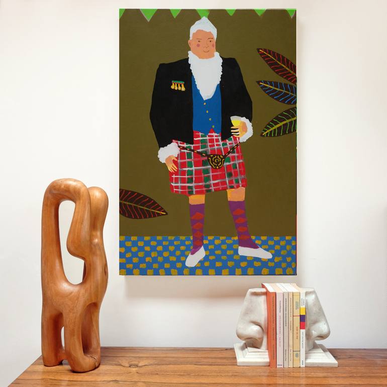 Original Figurative Humor Painting by Alan Fears