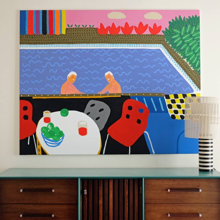 Original Figurative Humor Painting by Alan Fears