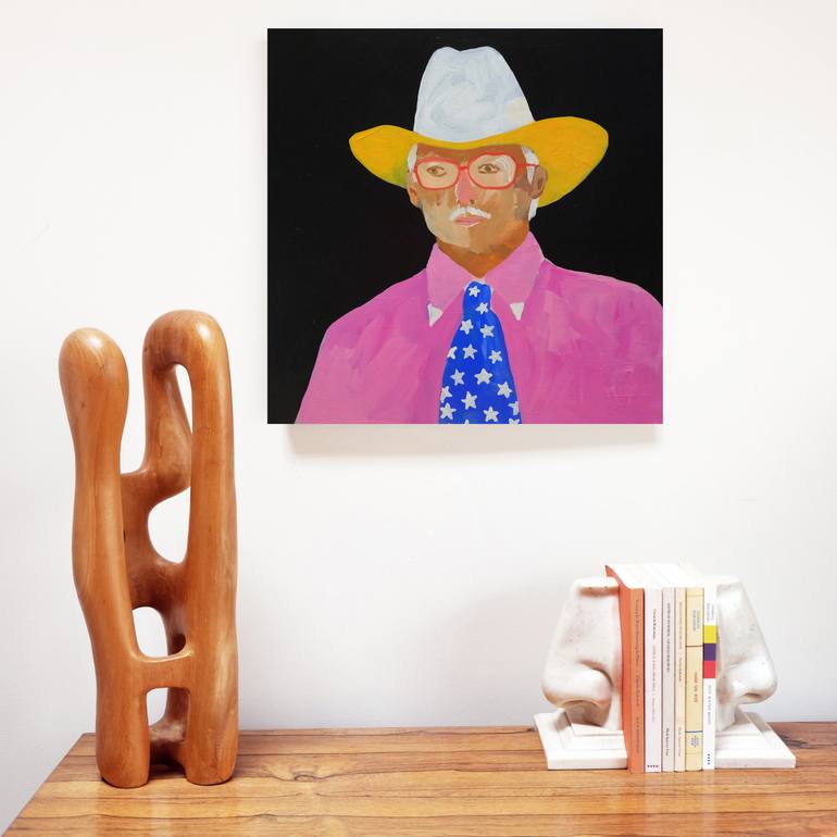 Original Figurative Humor Painting by Alan Fears