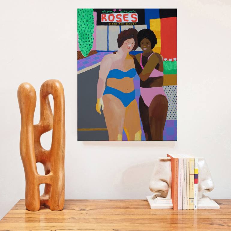 Original Figurative Humor Painting by Alan Fears