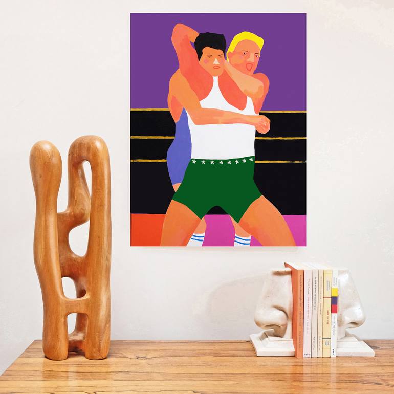 Original Figurative Humor Painting by Alan Fears