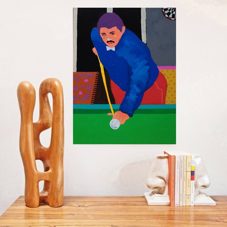 Original Figurative Humor Painting by Alan Fears