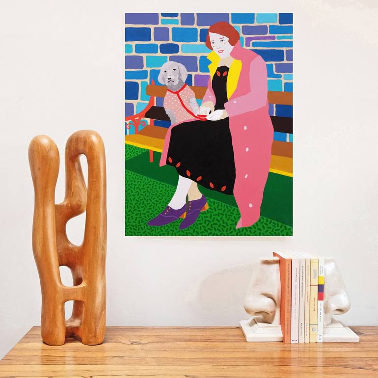 Original Figurative Humor Painting by Alan Fears