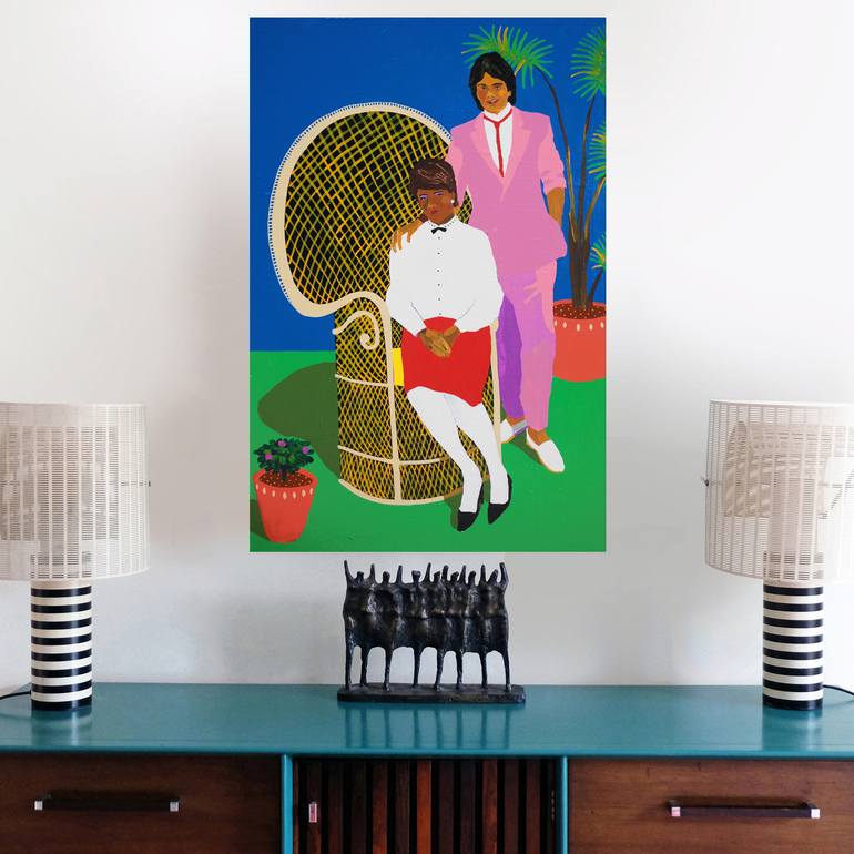 Original Figurative Humor Painting by Alan Fears