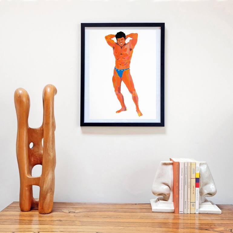 Original Figurative Humor Painting by Alan Fears