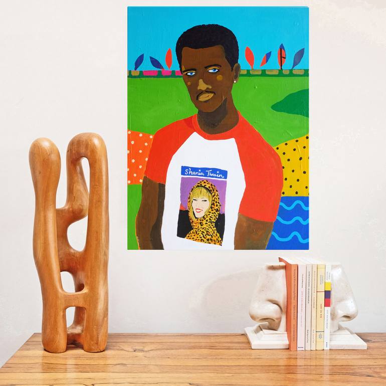 Original Figurative Humor Painting by Alan Fears