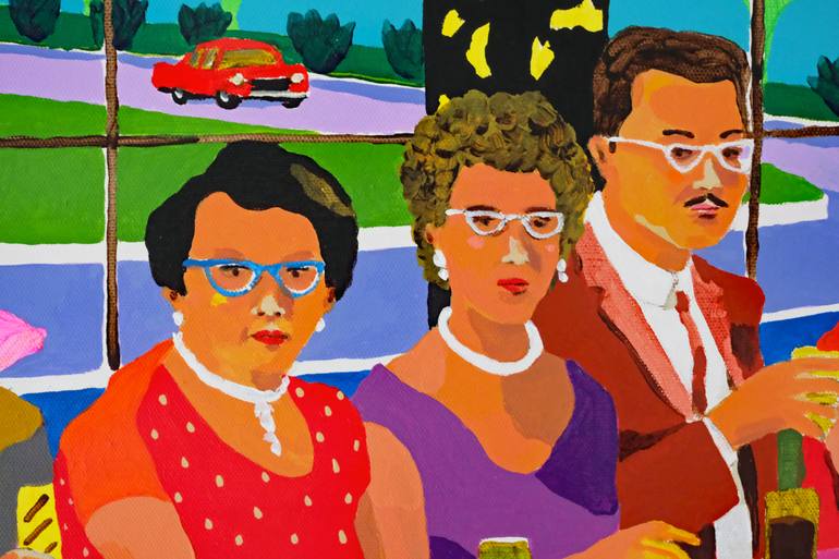 Original Figurative Humor Painting by Alan Fears