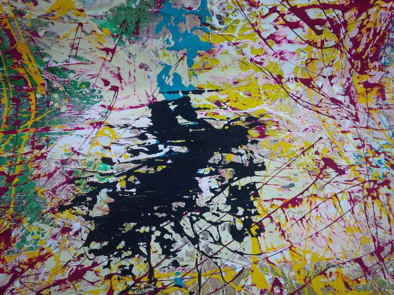 Original Abstract Painting by Ralf Martens-Andernach
