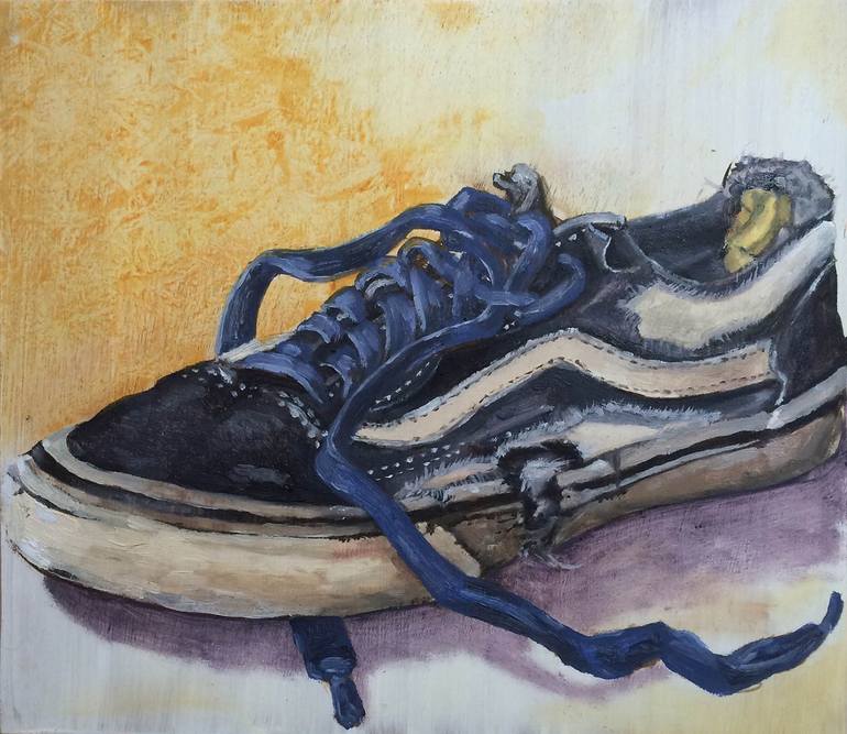 old shoes painting