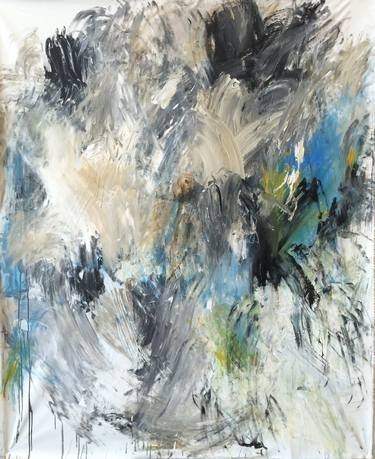 Original Abstract Expressionism Abstract Paintings by Gertraud Platschek