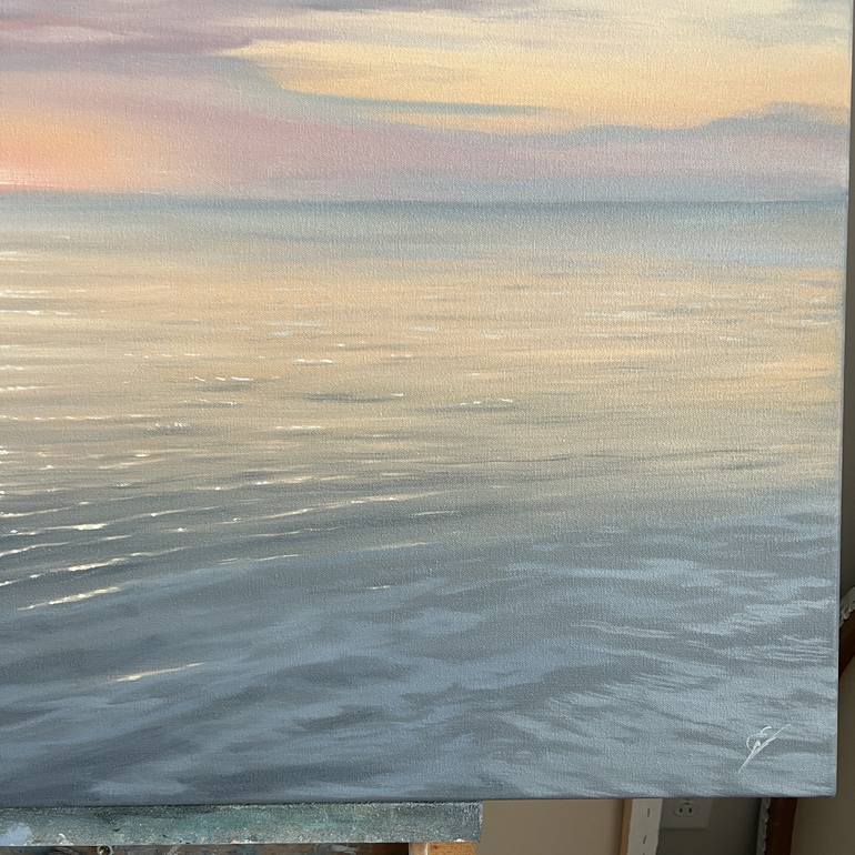 Original Realism Seascape Painting by Eva Volf