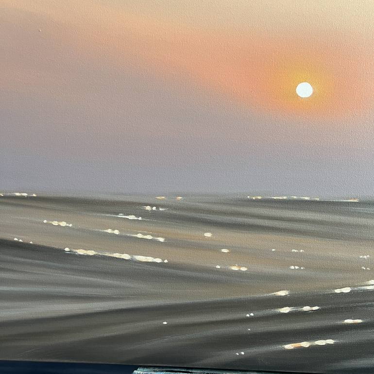 Original Realism Seascape Painting by Eva Volf