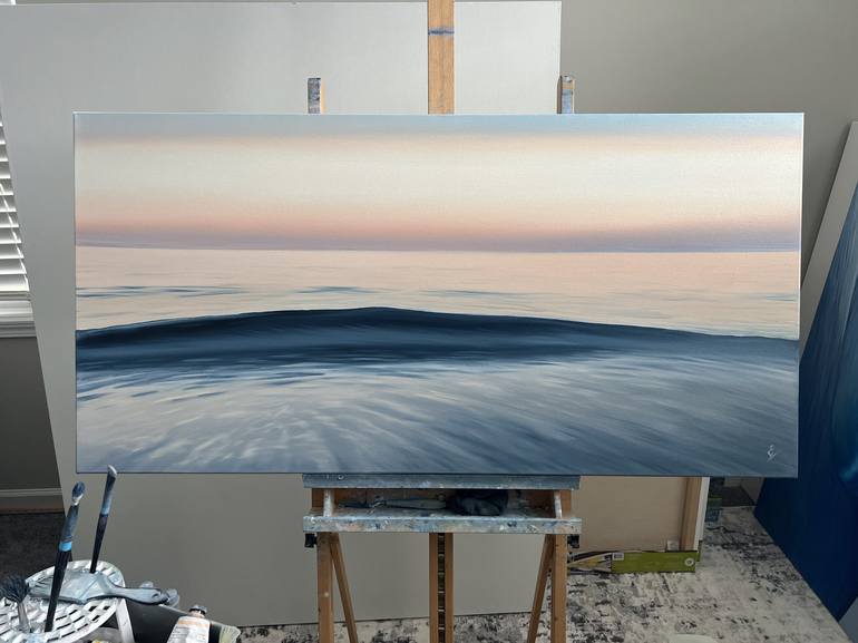 Original Realism Seascape Painting by Eva Volf